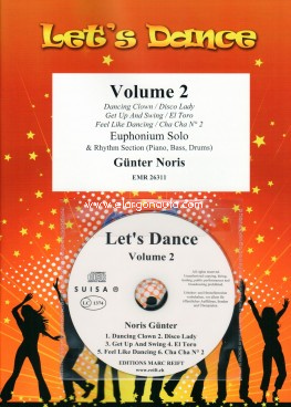 Let's Dance Volume 2, Euphonium, Piano, Bass, Drums and CD