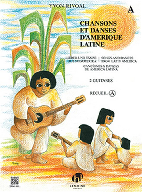 Chansons et Danses d'Amerique Latine Vol. A, 2 Guitars. 9790230951616