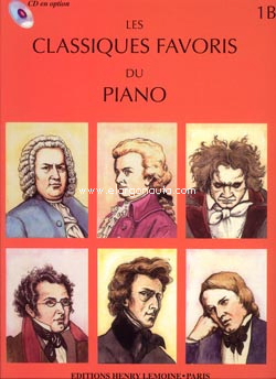 Les classiques favoris Vol.1B, Piano