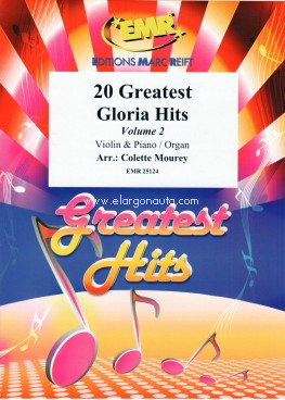 20 Greatest Gloria Hits Vol. 2, Violin and Piano. 9790230951241