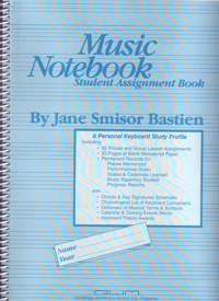 Music Notebook. Student Assignment Book