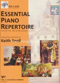 Essential Piano Repertoire, from the 17th, 18th, & 19th Centuries, level 6 +CD. 9780849763564