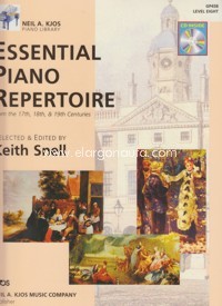 Essential Piano Repertoire, from the 17th, 18th, & 19th Centuries, level 8 +CD. 9780849763588