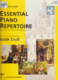 Essential Piano Repertoire, from the 17th, 18th, & 19th Centuries, level 9 +CD. 9780849763595