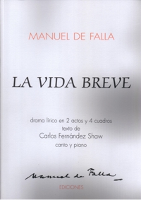 La vida breve. Reducción para canto y piano. 9790801211316