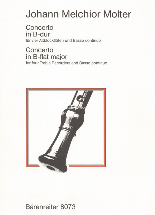 Concerto, 4 Treble Recorders, BC. 9790006488438