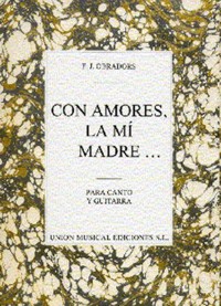 Con amores. La mí. Madre..., para canto y piano