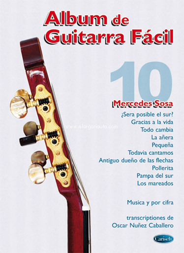 Album De Guitarra Fácil nº 10. Mercedes Sosa. 9788850711635 Album De Guitarra Fácil nº 10. Mercedes Sosa. 9788850711635