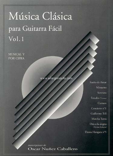 Música Clásica para Guitarra Fácil, Volumen 1. 9788872070833