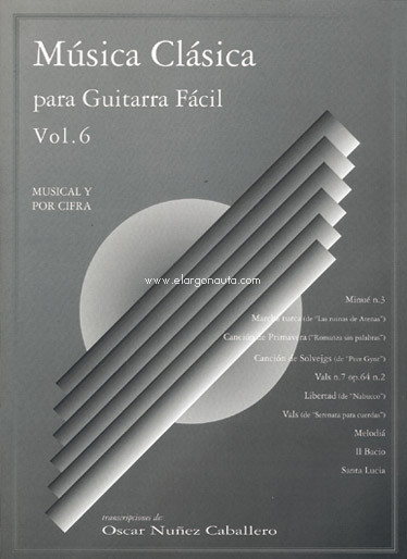 Música Clásica para Guitarra Fácil, Volumen 6. 9788872070437