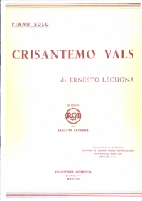 Crisantemo Vals, para piano