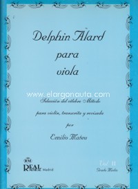 Delphin Alard para viola, vol. II, grado medio