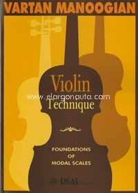 Violin Technique (Técnica del Violín), Foundations of modal scales. 9788438706770