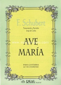 Ave María para Guitarra (6 y 8 Cuerdas). 9788438705865