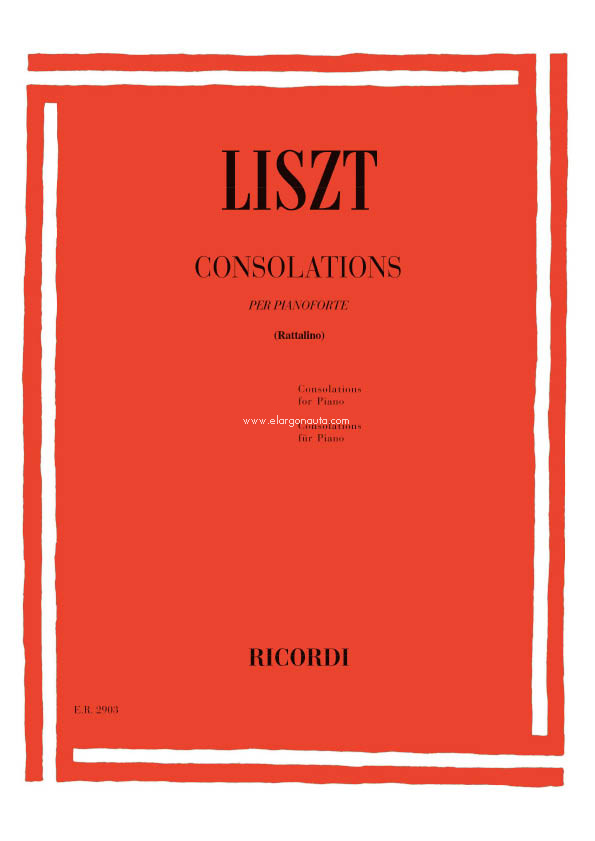 6 Consolations, Piano