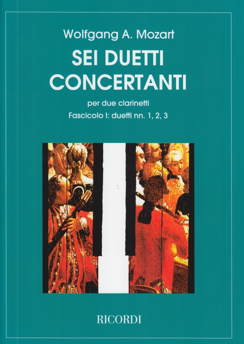 6 Duetti Concertanti Per 2 Clarinetti. I: Duetti nn. 1, 2, 3