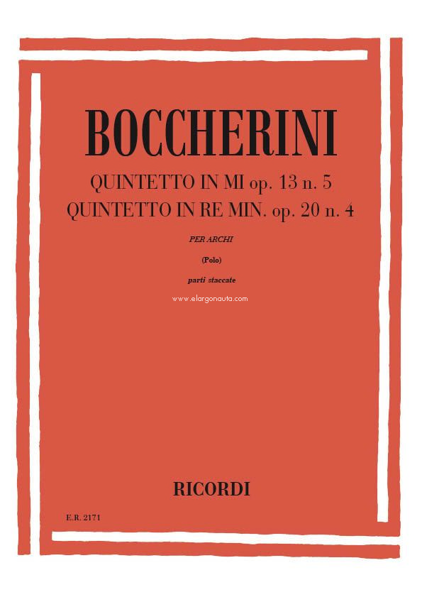 Quintetti: N. 1 In Mi Op. 13, N. 5 - N. 2 , String Quintet