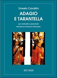 Adagio E Tarantella, Clarinet [2 Clarinets] and Piano