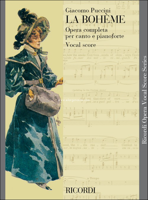 La Bohème, opera completa per canto e pianoforte, Vocal Score