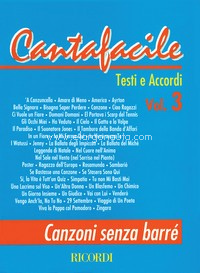 Cantafacile Volume 3, Piano, Vocal and Guitar