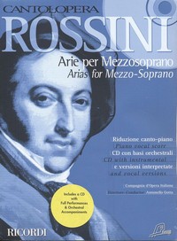 Arie Per Mezzosoprano: Piano Vocal Score plus CD with instrumental and vocal versions, Mezzo Soprano and Piano