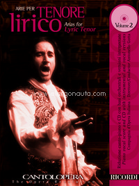 Cantolopera: Arie Per Tenore Lirico Vol. 2, Vocal and Piano. 9790041401294