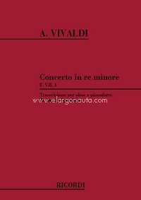Concerto In D Minor: Ed. A. Ephrikian - riduzione per oboe e pianoforte, Oboe [2 Oboes] [Cor Anglais] and Piano