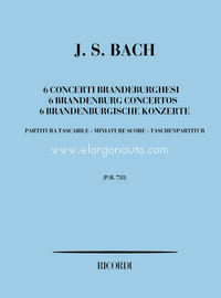 6 Concerti Brandeburghesi, Miniature Score