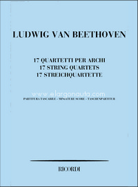 17 Quartetti per archi, Miniature Score