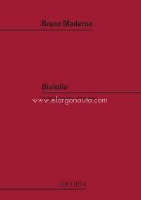 Dialodia, Oboe [2 Oboi] [Corno Inglese] E Pf.. 9790041321264