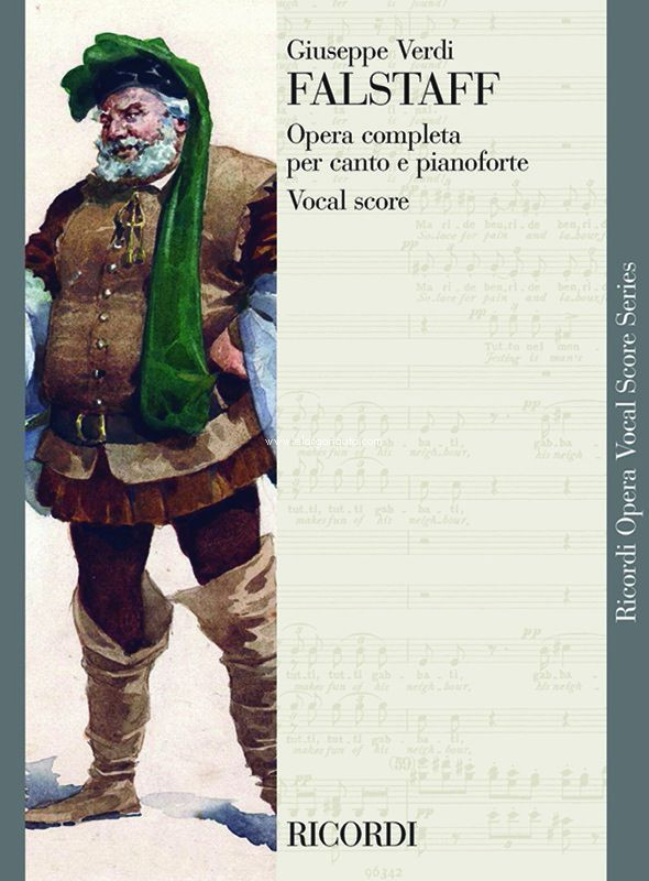 Falstaff, Opera completa per canto e pianoforte