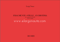 Fragmente - Stille An Diotima, Quartet