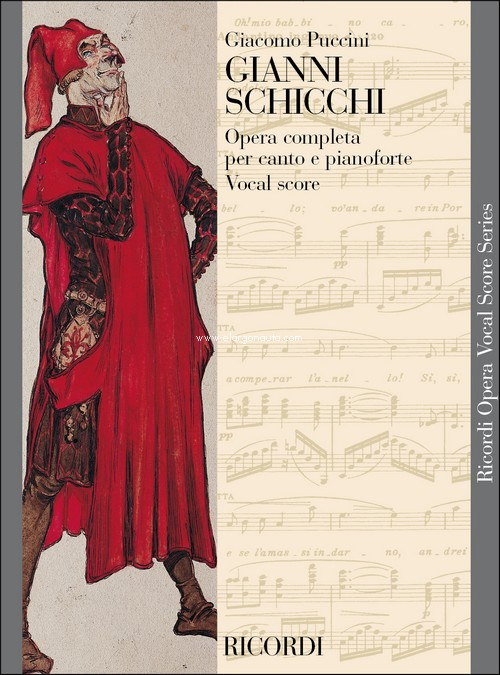 Gianni Schicchi: vocal score, Vocal and Piano Reduction