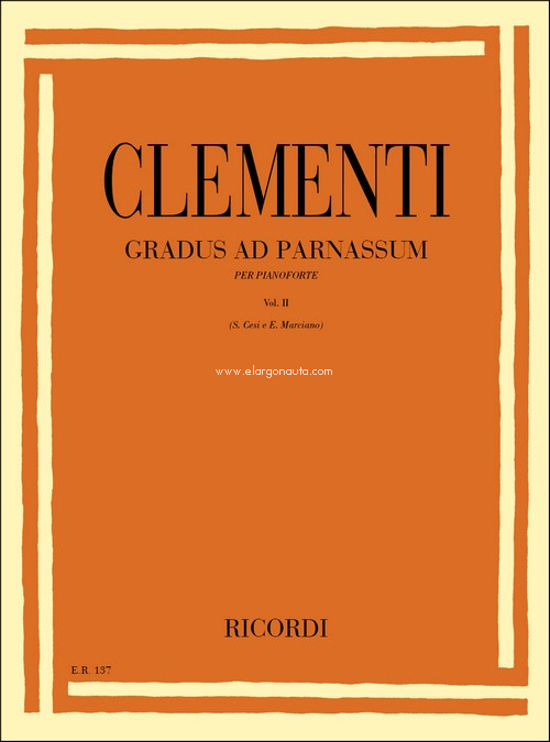 Gradus ad Parnassum, per pianoforte, vol. 2