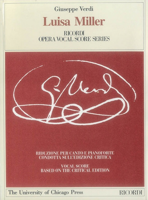 Luisa Miller: Riduzione Per Canto E Pianoforte. Intro E Note Critiche Ita,Ingl, Vocal and Piano Reduction
