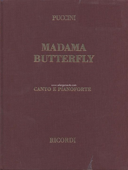 Madame Butterfly: Testo Cantato In Italiano, Vocal and Piano Reduction