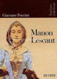 Manon Lescaut, Vocalists, Choir and Opera Orchestra. 9790041913643