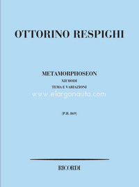 Metamorphoseon. Modi Xii. Tema E Variazioni: Per Orchestra - Partitura