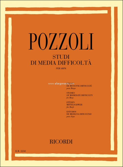 Studi Di Media Difficoltà: Per Arpa, Harp. 9790041822501