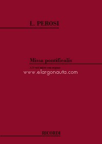 Missa Pontificalis: A 3 Voci Miste Con Organo, Choir