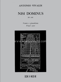 Nisi Dominus. Salmo 126, RV 608, per contralto e piano