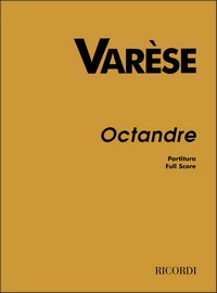 Octandre: Partitura/Full Score, Orchestra