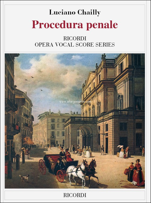 Procedura penale: Opera Completa, Vocal and Piano Reduction. 9790041299921