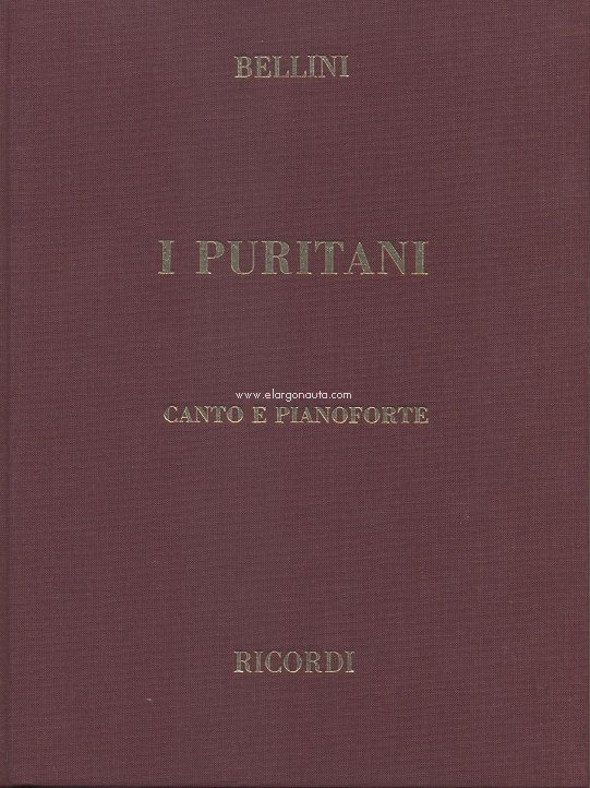 I puritani, Vocal and Piano Reduction. 9790041370040