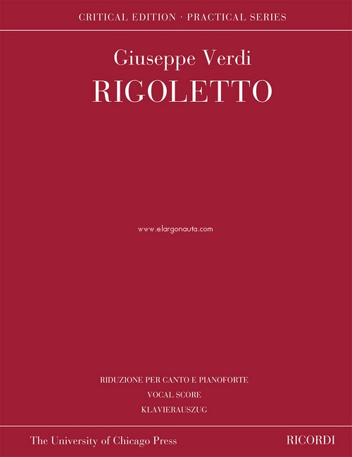 Rigoletto, riduzione per canto e pianoforte. 9790041413563