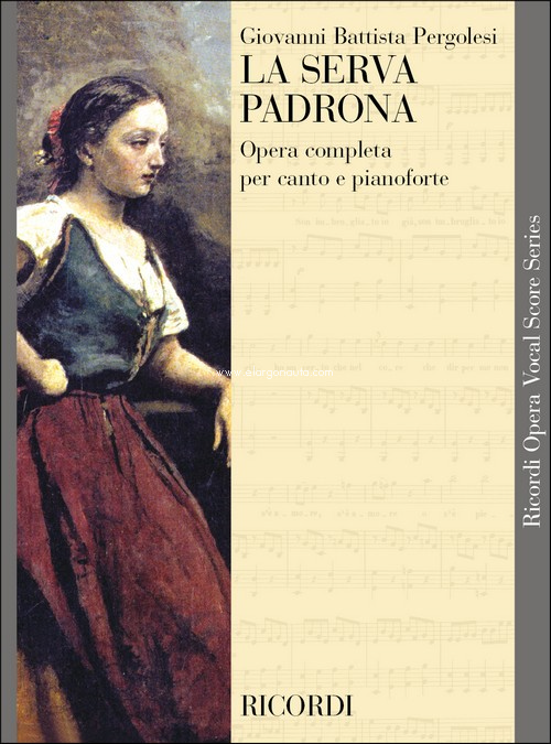 La Serva Padrona. Vocal Score. 9790040453904