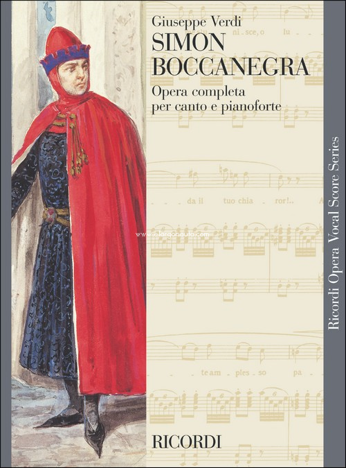 Simon Boccanegra, Vocal and Piano Reduction