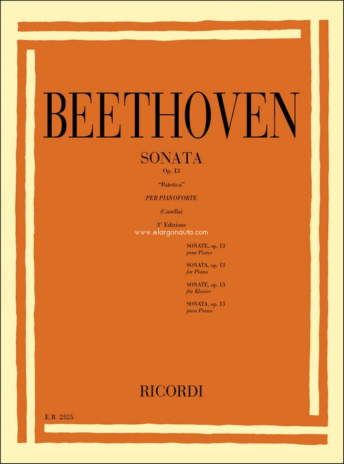 32 Sonate: N. 8 In Do Min. Op. 13 'Patetica', Piano