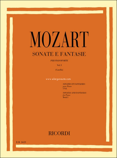 Sonate E Fantasie Volume I: NN. 1 - 11, Piano