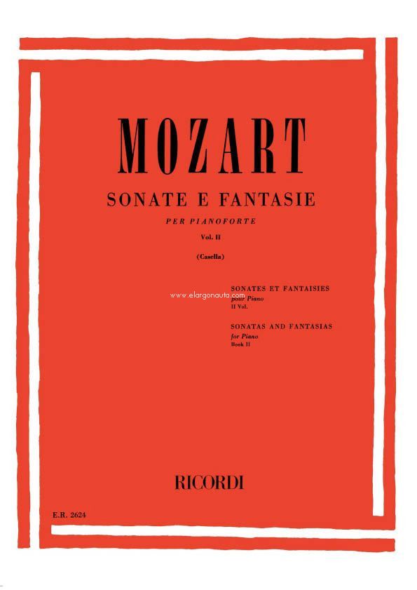 Sonate E Fantasie Volume II: NN. 12 - 19, Piano